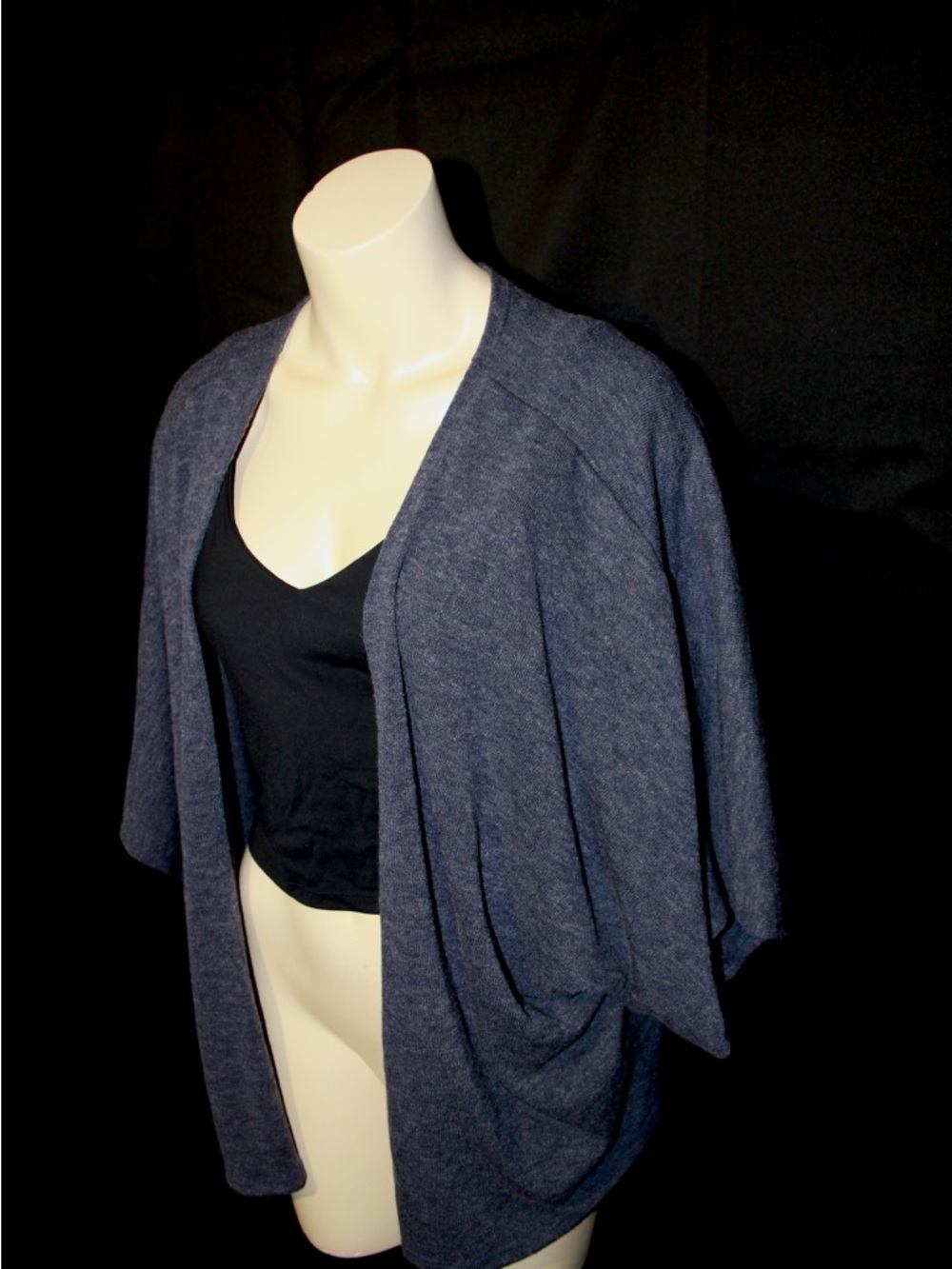 Open-Front Knit Cardigan - Picture 3 of 5